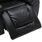 360Swivel and Rocking Home Theater Recliner Manual Recliner Chair with Wide Armrest for Living Room,Bedroom, Black