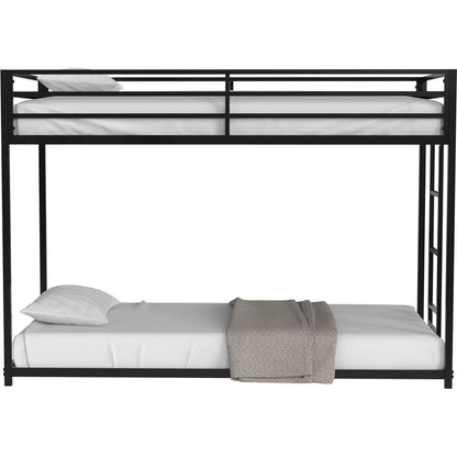 Same as original B083124170 Adam Sturdy Twin over Twin Metal Bunk Black for Kids and Adult, Low Profile and Easy Climbing with Stable Ladder