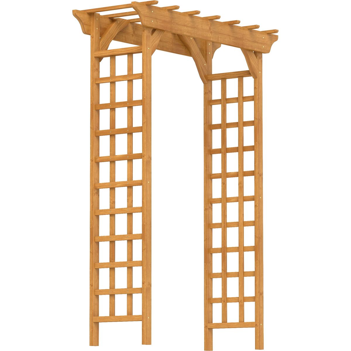 Wooden Arbor, Wedding Arch for Ceremony, Wood Trellis for Plant Climbing, Christmas Decor Pergola for Garden Backyard