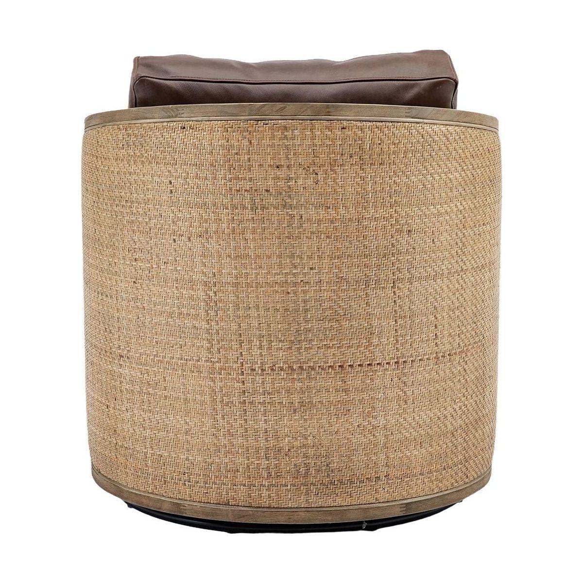 Swivel Barrel Chair, Comfy Round Accent Sofa Chair for Living Room, 360 Degree Swivel Barrel Club Chair, Leisure Arm Chair for Nursery, Hotel, Bedroom, Office, Lounge