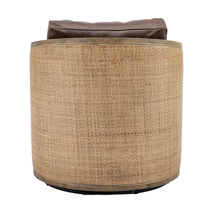 Swivel Barrel Chair, Comfy Round Accent Sofa Chair for Living Room, 360 Degree Swivel Barrel Club Chair, Leisure Arm Chair for Nursery, Hotel, Bedroom, Office, Lounge