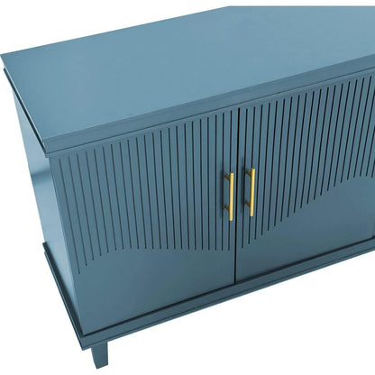 70.07"Large Size 4-Door Cabinet, Same as Living Room, Kitchen, Bedroom, Hallway, Olive Green,Navy Blue,Peacock Blue