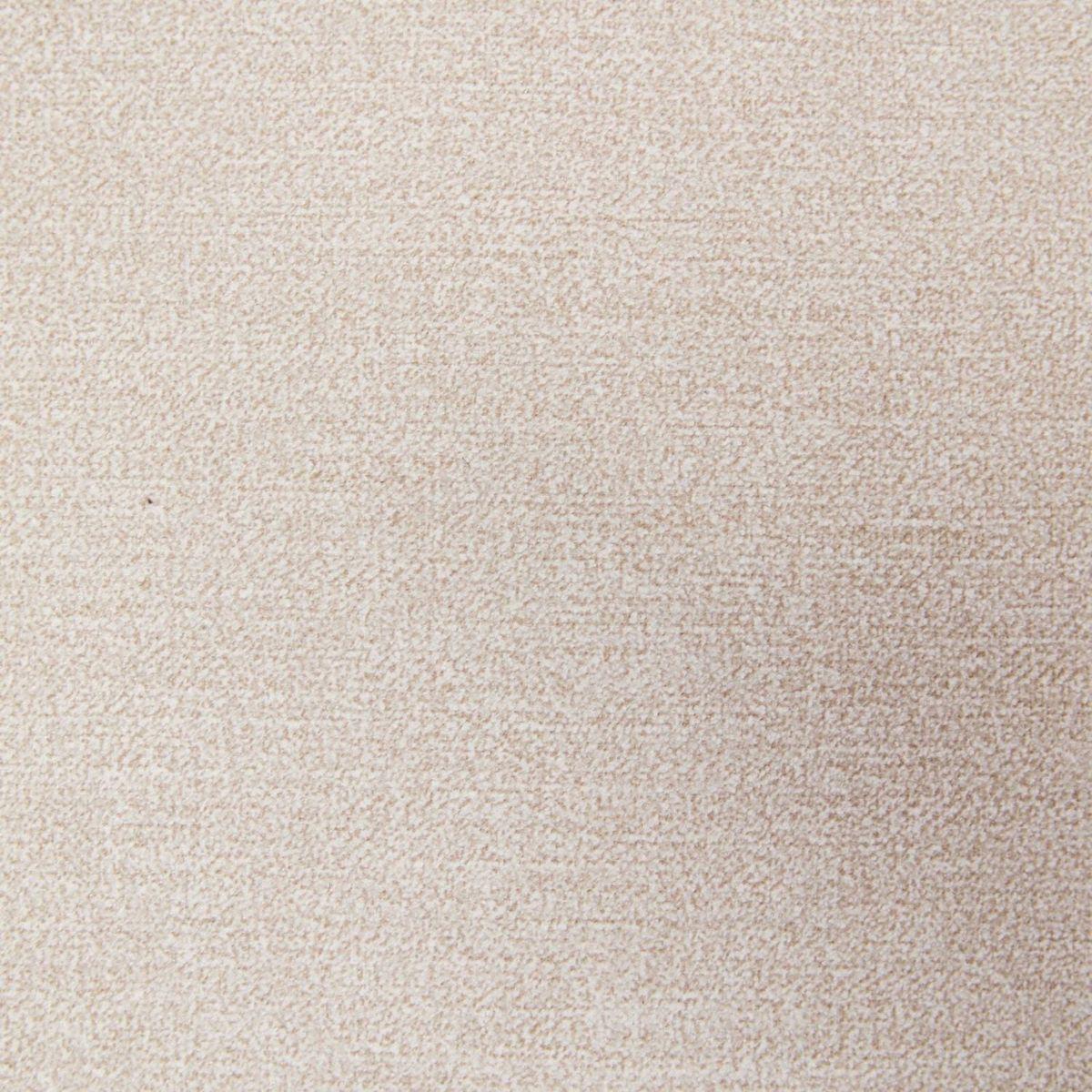 Mid Century Modern Dining Chairs Set of 2, Farmhouse Linen Fabric Upholstered Accent Chair Curved Backrest with Copper Nails around,Kitchen Chairs with Hardwood Frame, Beige