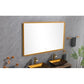 60x 36Inch LED Mirror Bathroom Vanity Mirror with Back Light, Wall Mount Anti-Fog Memory Large Adjustable Vanity Mirror