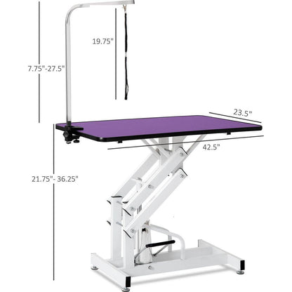 42.5INCH HYDRAULIC PET GROOMING TABLE