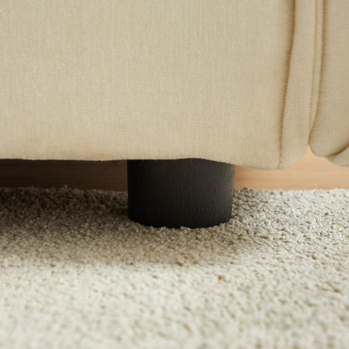 88" Modern Living Room Sectional, Wide Living Room Sectional, Stylish chenille Triple Sectional with Extra 2 Pillows, Thickly Padded Seat and Back and Armrests for Apartment, Living Room