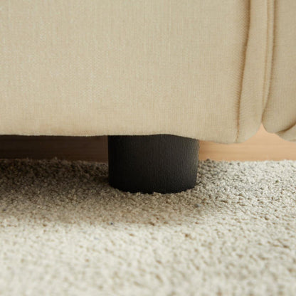 88" Modern Living Room Sectional, Wide Living Room Sectional, Stylish chenille Triple Sectional with Extra 2 Pillows, Thickly Padded Seat and Back and Armrests for Apartment, Living Room