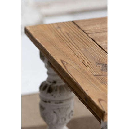 47" x 27.5" x 20" Rectangle Coffee Wooden Coffee Table, French Country Coffee Table
