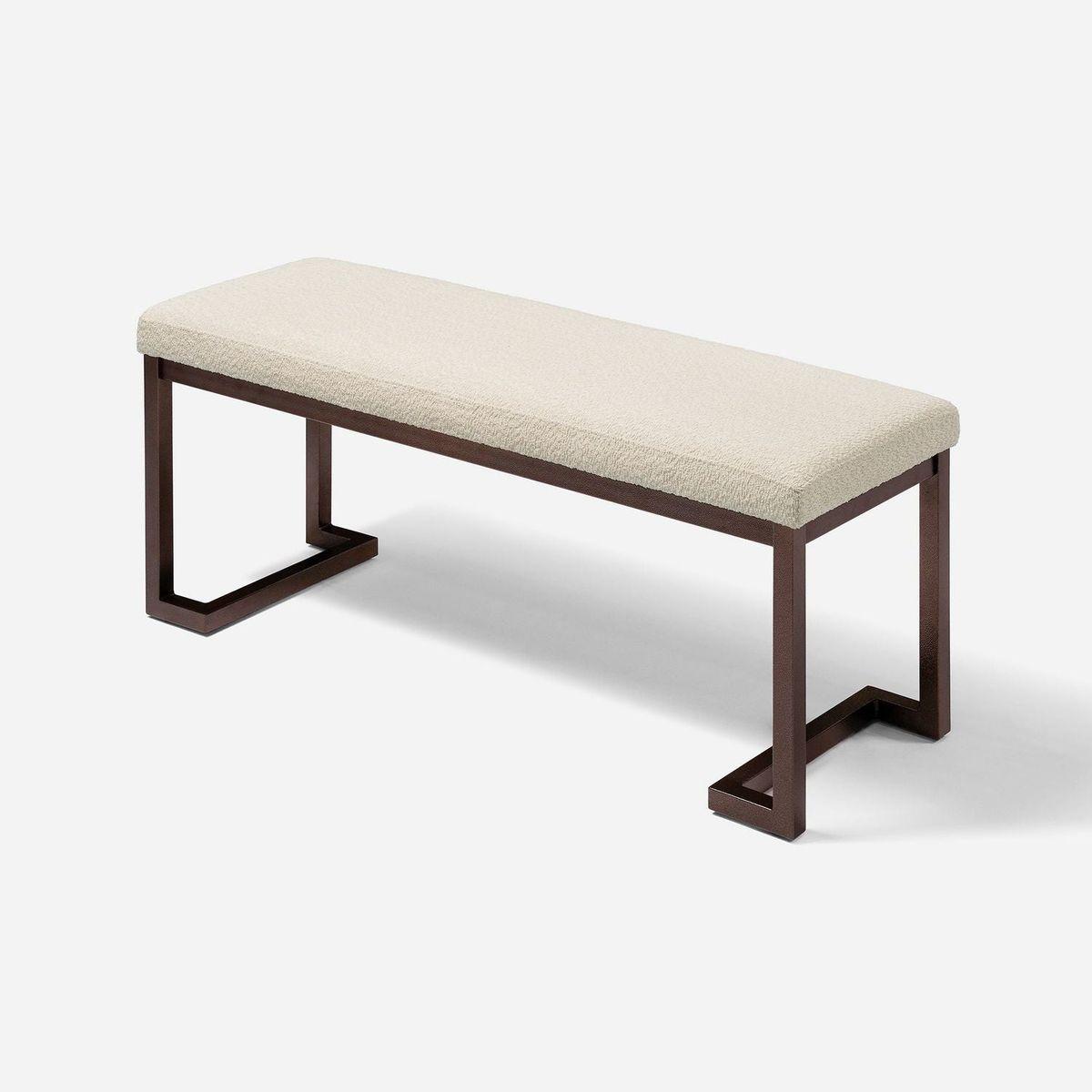 Pelican Bench - Pearl White