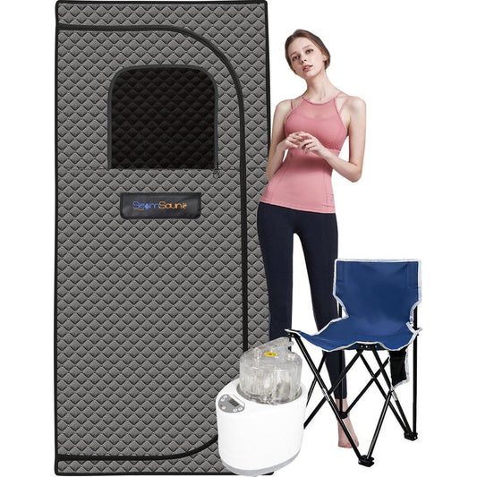 Sojourner Portable Sauna for Home - Steam Sauna Tent, Personal Sauna - Sauna Heater, Tent, Chair, Remote Included for Home Sauna - Enjoy Your Own Personal Spa