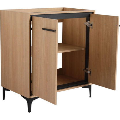 30 Inch Bathroom Vanity Base without basin, Storage Cabinet with Doors, engineering wood