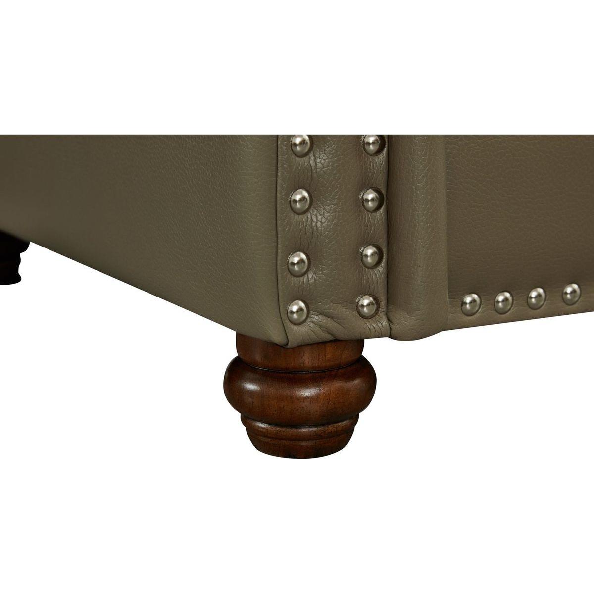 Living Room Sofa with Storage Sofa 2+3 Sectional Grey Faux Leather