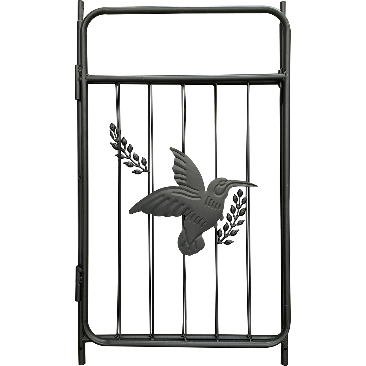 Metal Garden Arch with doors Garden Arbor Trellis Climbing Plants Support Arch Outdoor Arch Wedding Arch Party Events Archway Black