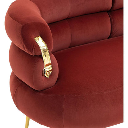 Accent Chair, leisure chair with Golden feet