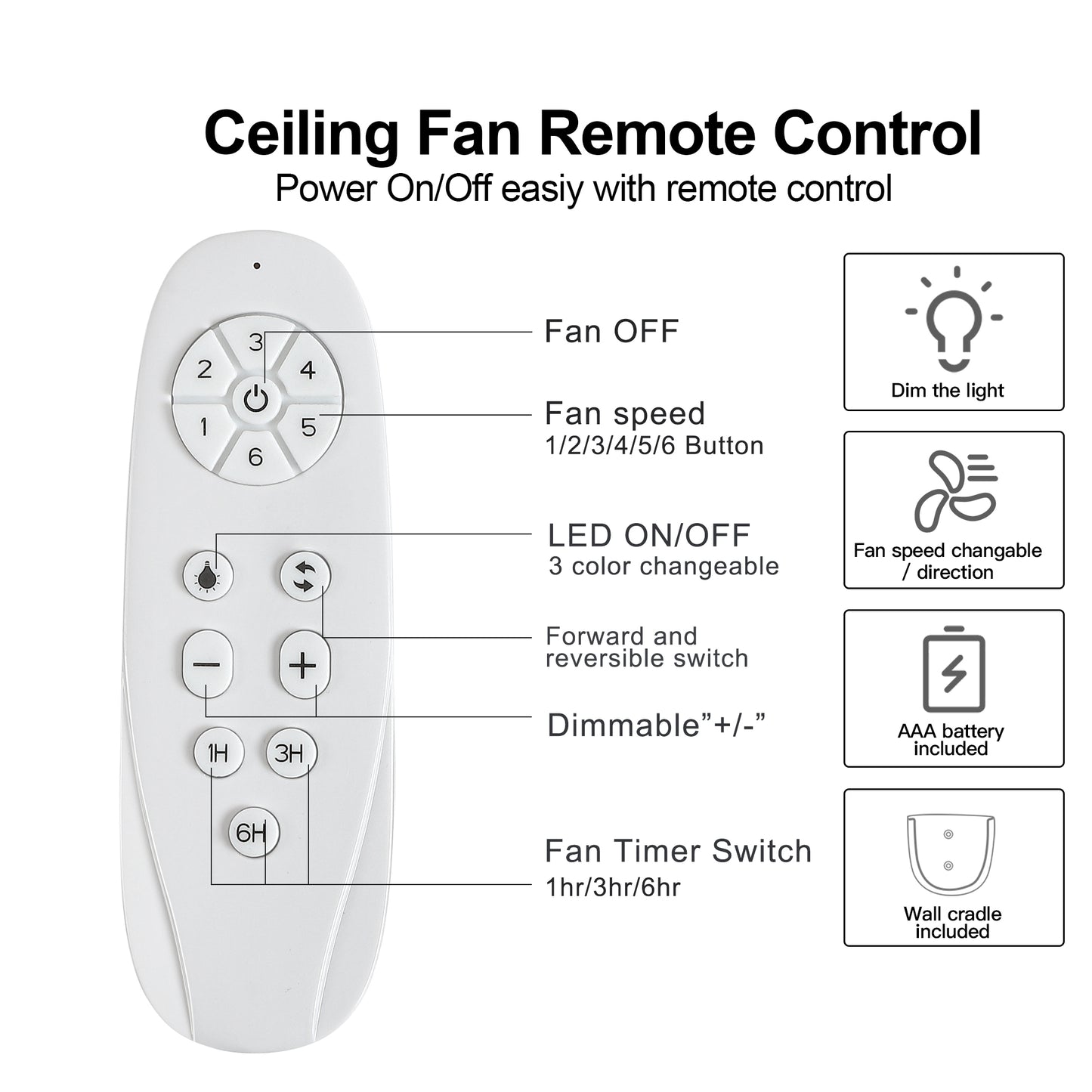 Smart 56" Integrated LED Ceiling Fan with Antique Brown Blades in Matte Black Fan Body Finish