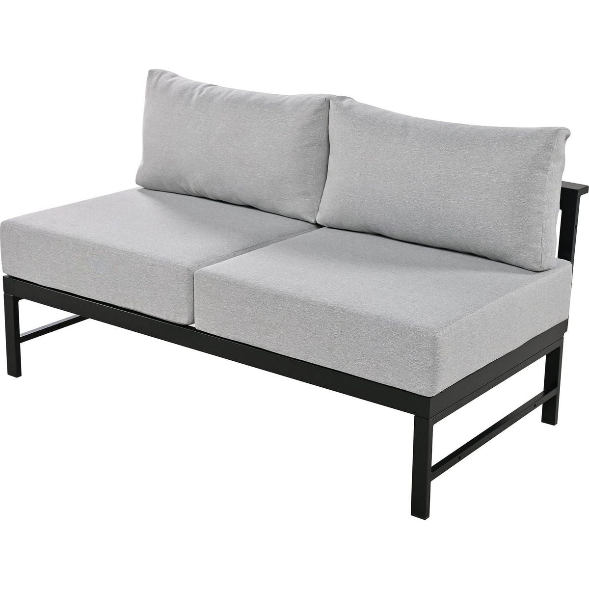 U-shaped multi-person outdoor sofa set, suitable for gardens, backyards, and balconies.