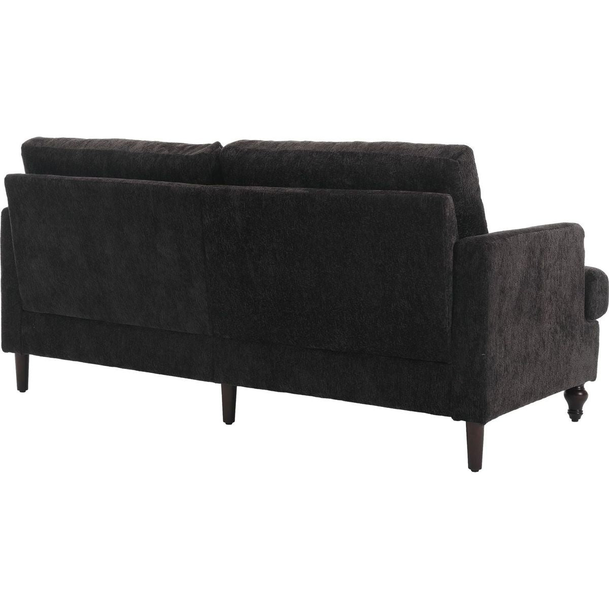 Modern chenille Fabric Loveseat, 2-Seat Upholstered Loveseat Sofa Modern Couch