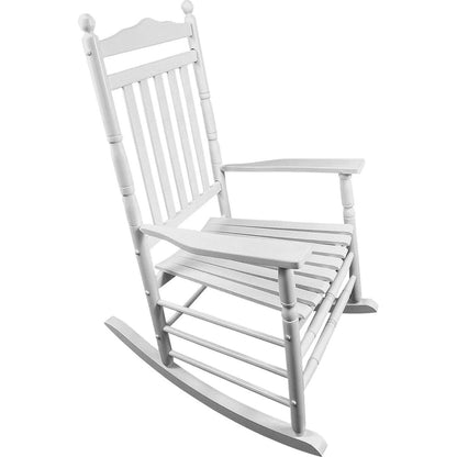 BALCONY PORCH ADULT ROCKING CHAIR - WHITE