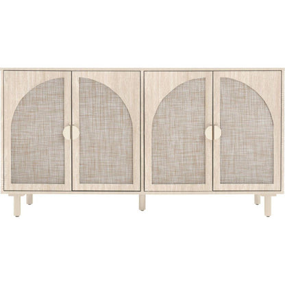 4 Door Cabinet, Suitable for Bedroom, Living Room, Study