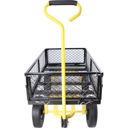 Solid wheels Tools cart Wagon Cart Garden cart trucks make it easier to transport firewood