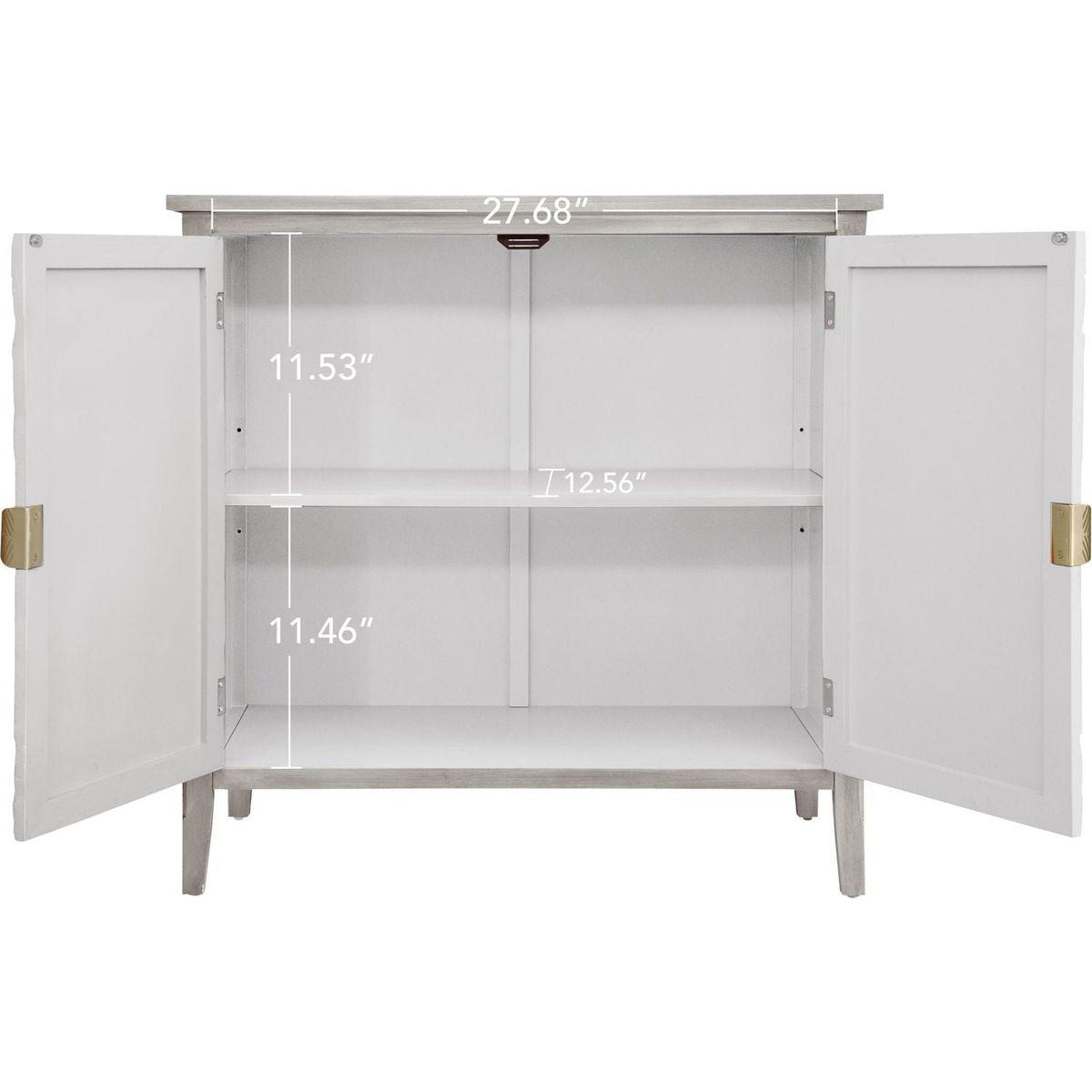 2 Door Cabinet, American Furniture, Suitable for Bedroom, Living Room, Study