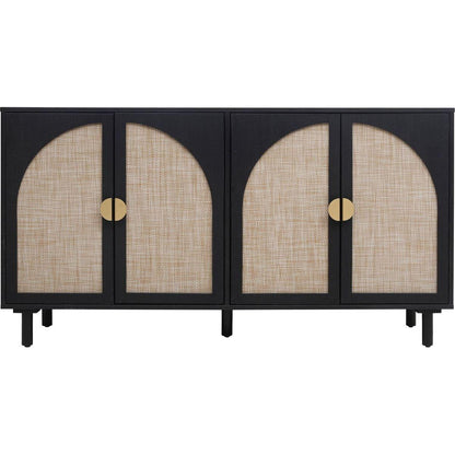 4 Door Cabinet, Suitable for Bedroom, Living Room, Study
