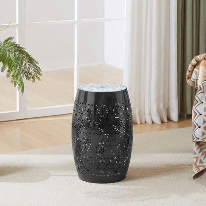 RUBY12" SIDE TABLE -BLACK