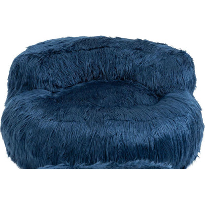 Bean Bag Chair Faux fur Lazy Sofa /Footstool Durable Comfort Lounger High Back Bean Bag Chair Couch for Adults and Kids, Indoor