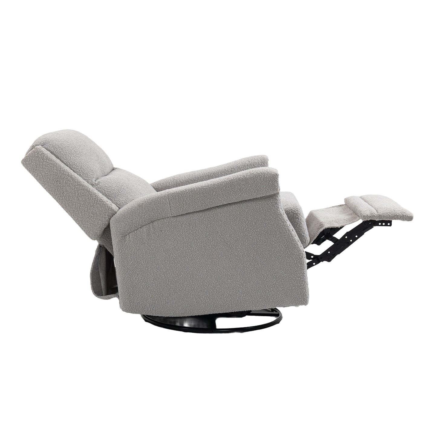 Swivel Recliner Chair, 360 Degree Swivel leisure Chair, Leisure Arm Chair, Nursery Rocking Chairs, Manual Reclining Chair