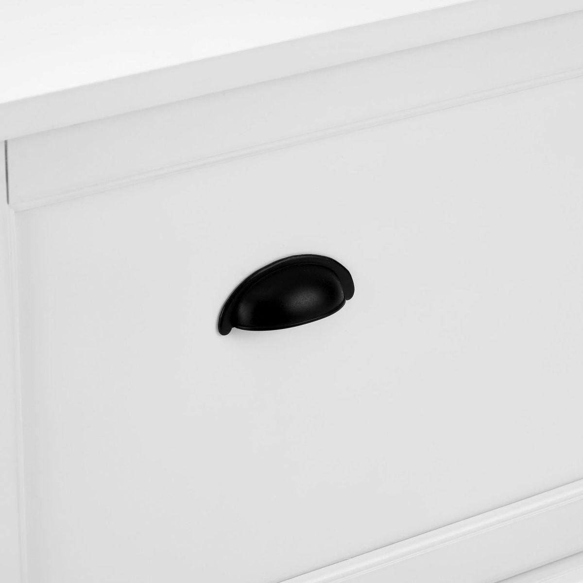 Classic Cosatal Style Hall Tree Entryway Bench with Open Shelves and Shoe Cabinets, SOLID WOOD Feet, White, 40.16"Wx18.58"Dx64.17"H