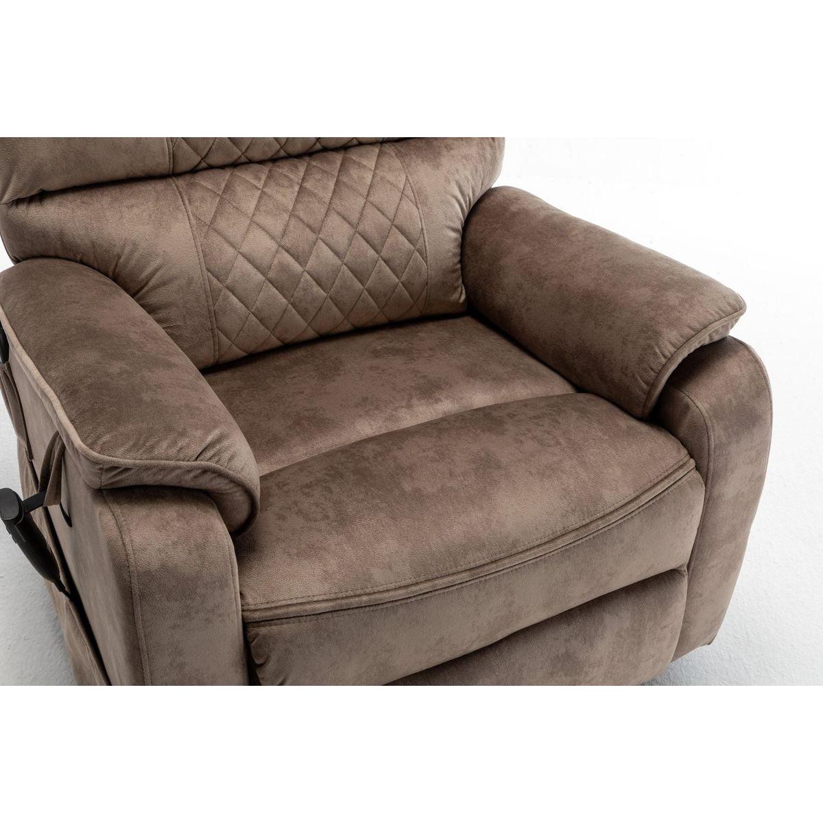 Lounge chair lift chair relax sofa chair sitting room furniture sitting room power supply elderly electric lounge chair (180 degree lying flat) - Streamdale Furniture