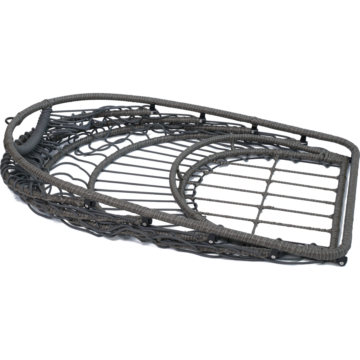 Outdoor Egg Hanging Chair with Stand, Patio Wicker Swing Egg Chair Indoor Swinging Chair Outdoor Hammock Egg Chair