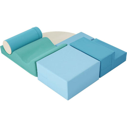 Soft Climb and Crawl Foam Playset 6 in 1, Soft Play Equipment Climb and Crawl Playground for Kids,Kids Crawling and Climbing Indoor Active Play Structure