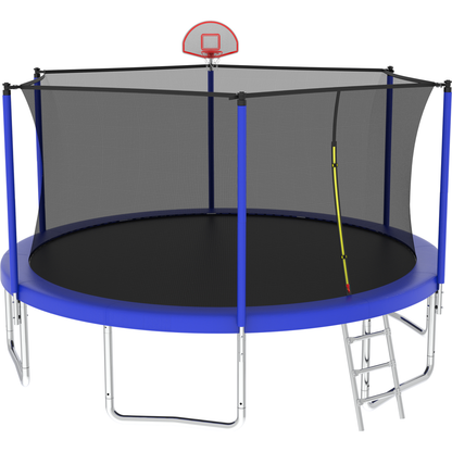 14FT for Kids Children with Safety Enclosure Net Outdoor Backyards Large Recreational Trampoline