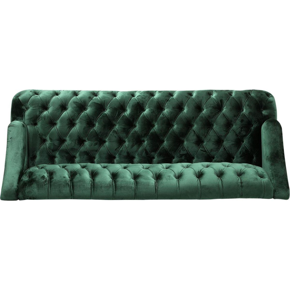 Comfy 3-seat Sofa with Wooden Legs, PU, for Living Room and Study