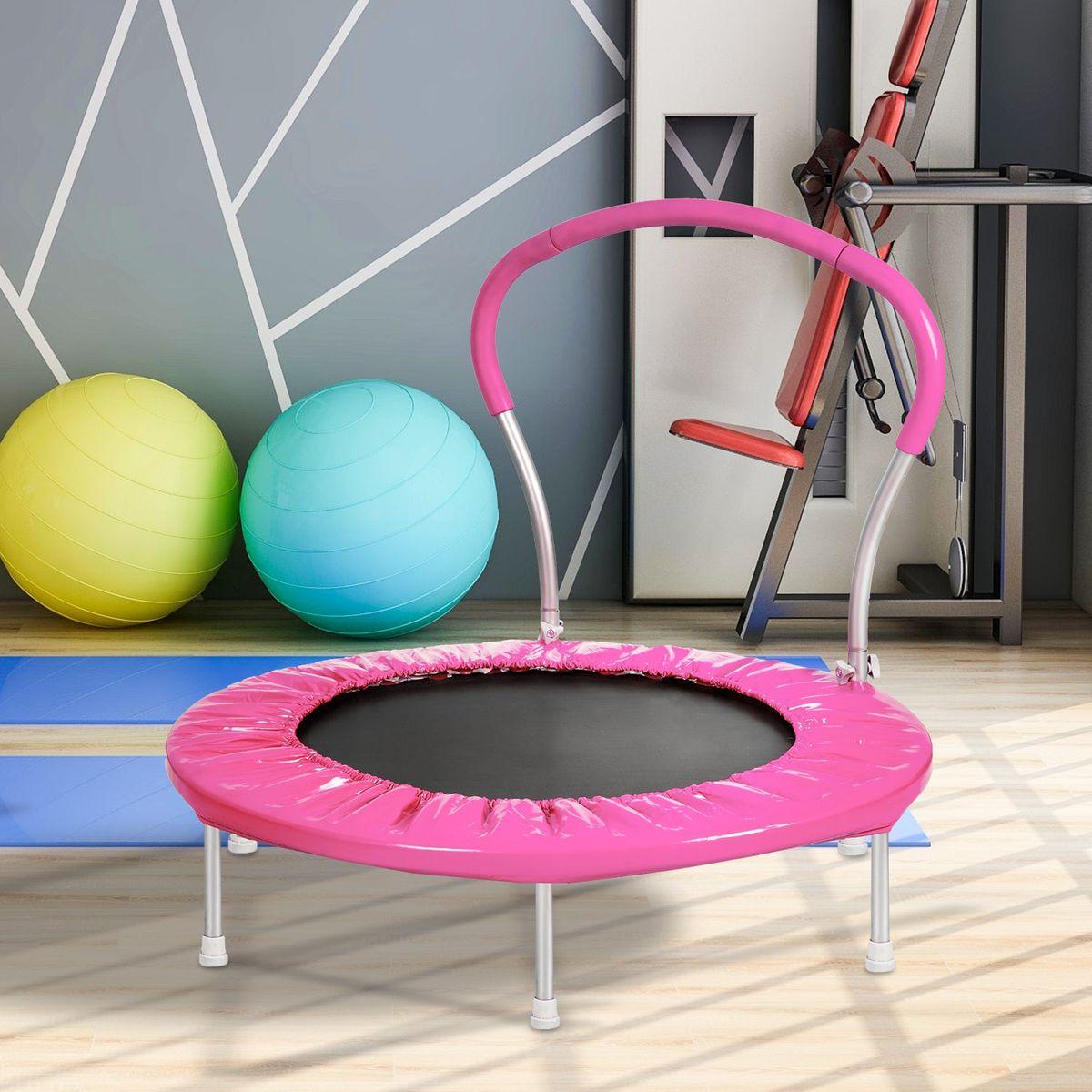 36" TRAMPOLINE WITH HANDLE(PI)-METAL