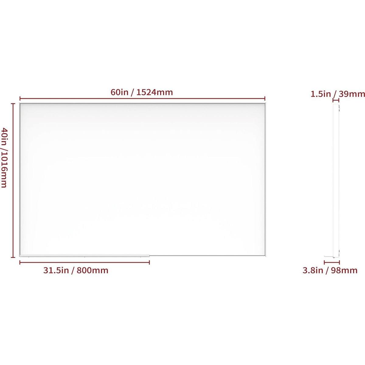 60"x40" Oversized Modern Rectangle Bathroom Mirror with Black Frame Decorative Large Wall Mirrors for Bathroom Living Room Bedroom Vertical or Horizontal Wall Mounted mirror with Aluminum Frame