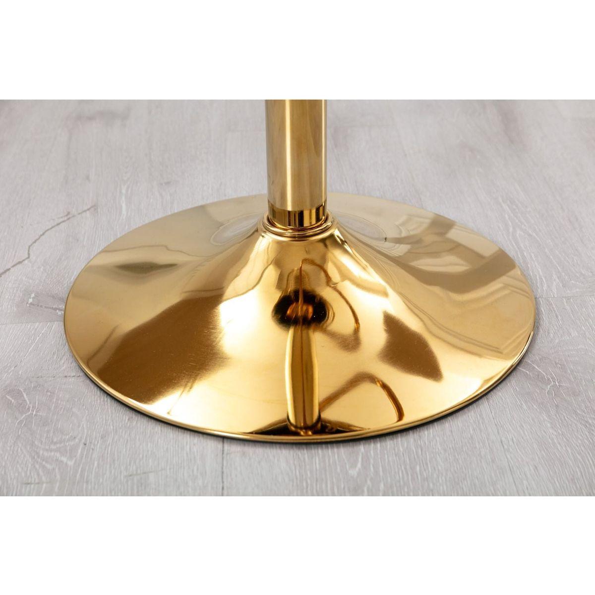 Black velvet bar chair, pure gold plated, unique design,360 degree rotation, adjustable height,Suitable for Dining room and bar,set of 2