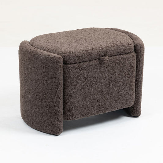 Mid Century Modern Accent Chair with Wood Frame, Upholstered Living Room Chairs with Waist Cushion, Reading Armchair for Bedroom Sunroom