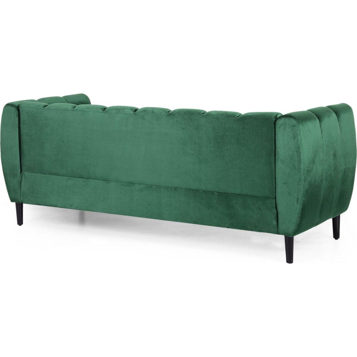 Miranda Velvet 3-Seater Sofa - Streamdale Furniture