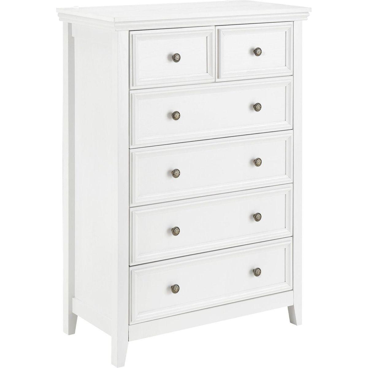 Modern 6 Drawers Dresser 6 Drawers Cabinet,Chest of Drawers Closet Organizers and Storage Clothes Storage Drawers Cabinet for Living Room, Farmhouse Dresser Organizer white