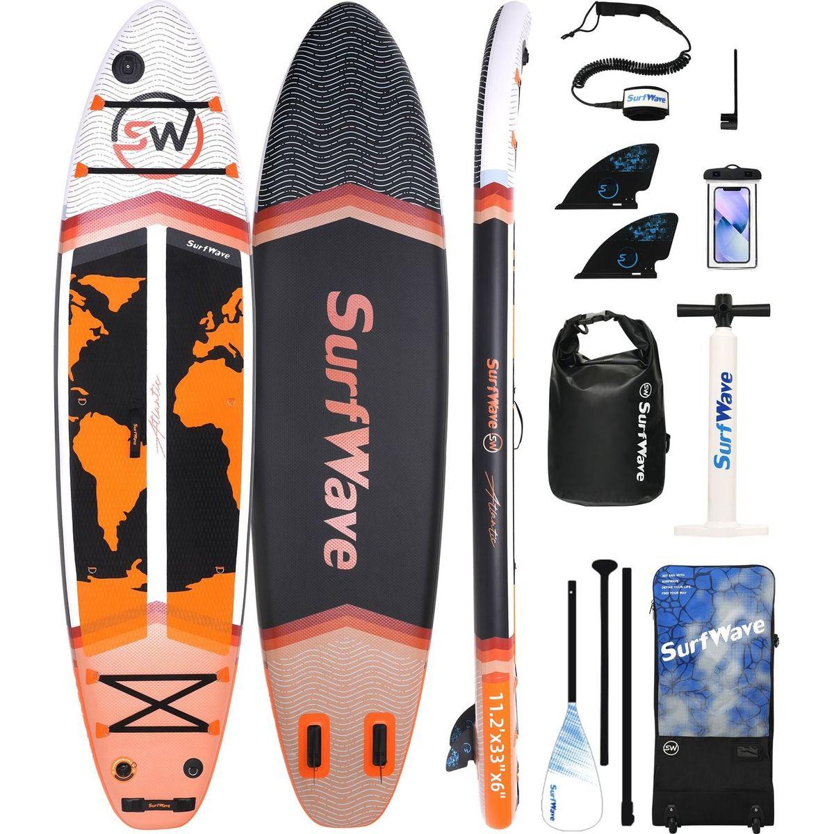 Inflatable Stand Up Paddle Board 11'x34"x6" With Accessories