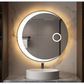 24 Inch Switch-Held Memory LED Mirror, Wall-Mounted Vanity Mirrors, Bathroom Anti-Fog Mirror, Dimmable Bathroom Mirror