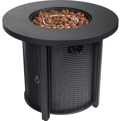 30inch Propane Round Fire Table 40000BTU Propane Fire Pit Table