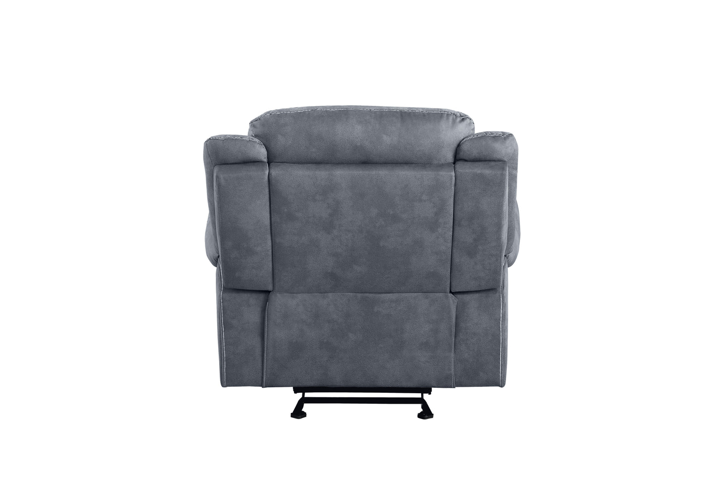 Zubaida Glider Recliner, 2-Tone Gray Velvet