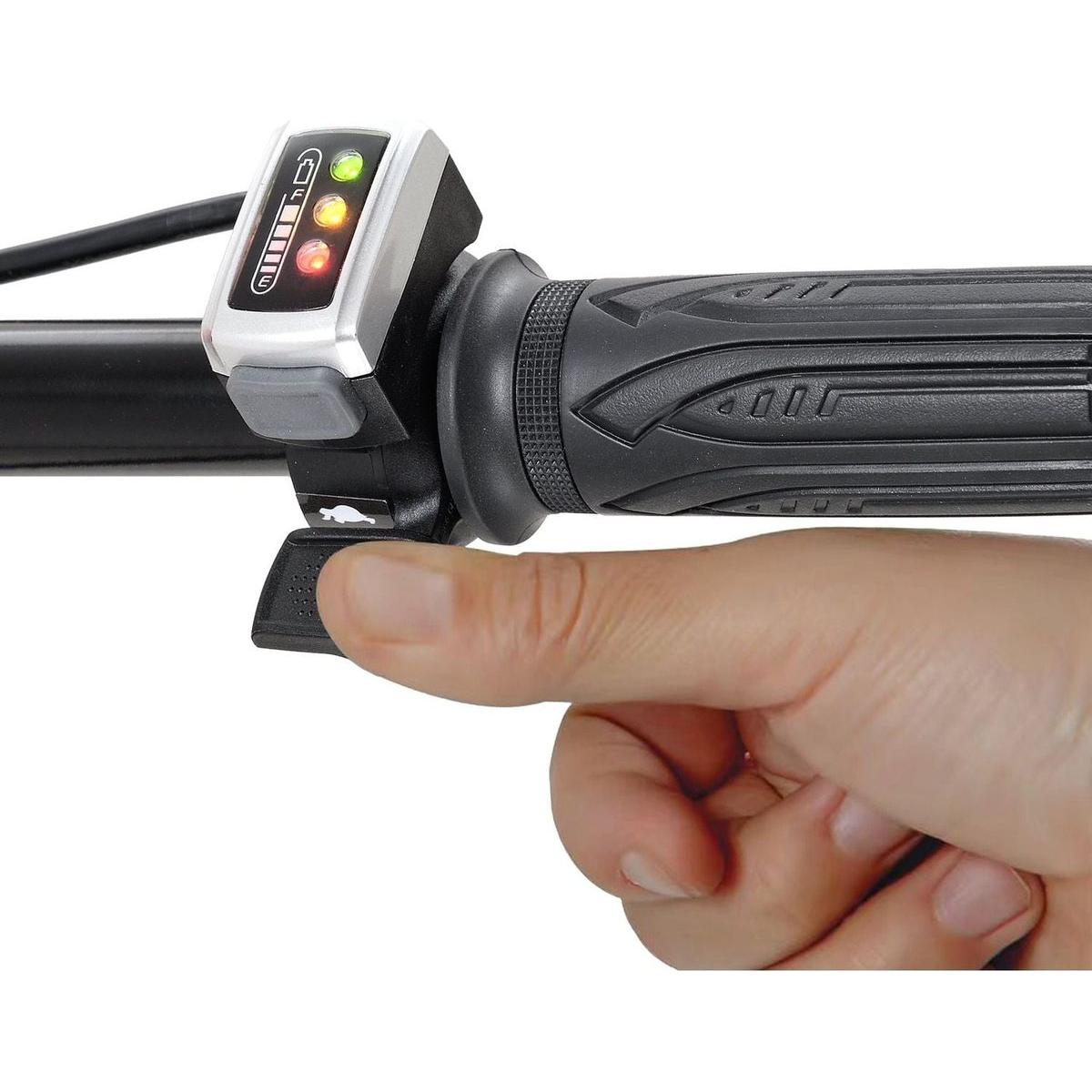 RedRock Wheelbarrow Utility Cart Electric Powered 24V DC 180W AGM Battery 330lbs (150kgs) Max Capacity Barrel Dump Material Debris Hauler