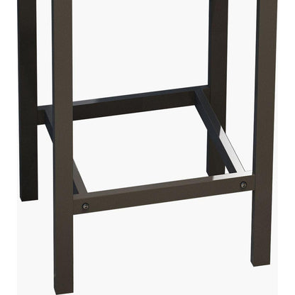 Modern Design Kitchen Dining Table, Pub Table, Long Dining Table Set with 3 Stools, Easy Assembly, Gray