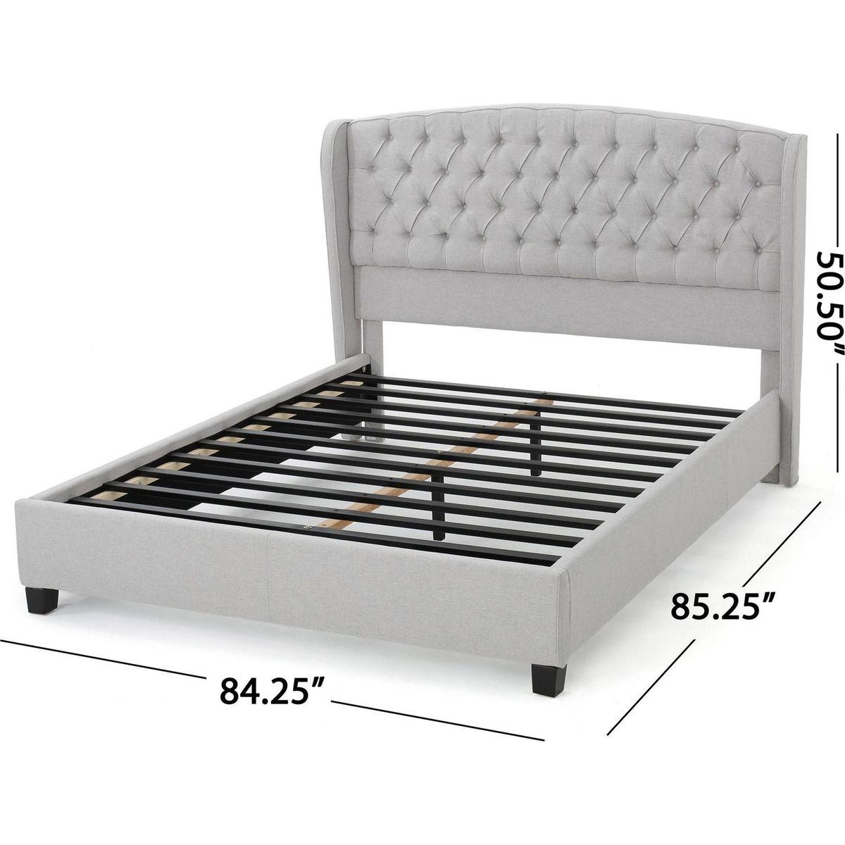 UPHOLSTERED KING WHOLE BED