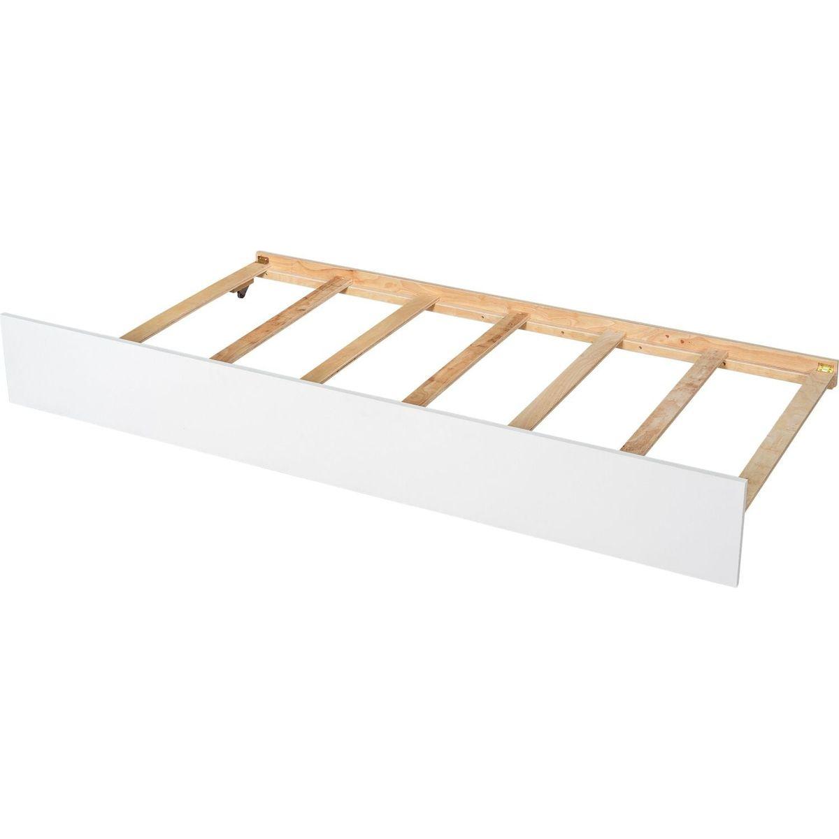 Full Bed with Trundle,Bookcase,White