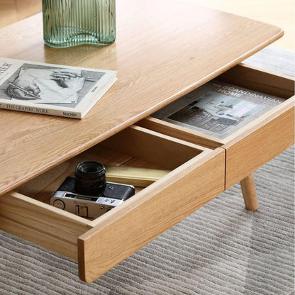 Center table Low Table 100% solid wood Top plate Desk Coffee table Width 100 x Depth 50 x Height 44 cm Study desk Work from home Easy to assemble Natural wood with storage shelf Natural writing desk